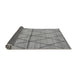 Sideview of Abstract Gray Modern Rug, abs3080gry