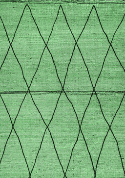 Abstract Emerald Green Modern Rug, abs3080emgrn
