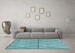 Machine Washable Abstract Light Blue Modern Rug in a Living Room, wshabs3080lblu