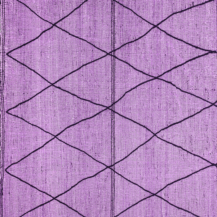 Square Machine Washable Abstract Purple Modern Area Rugs, wshabs3080pur