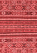 Abstract Red Modern Area Rugs