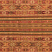 Square Abstract Orange Modern Rug, abs3081org