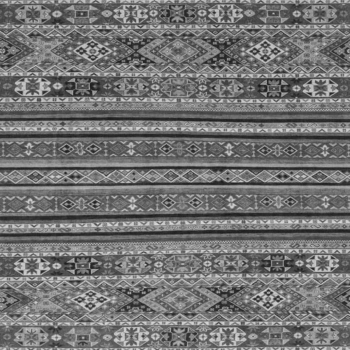 Square Machine Washable Abstract Gray Modern Rug, wshabs3081gry