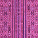 Square Abstract Pink Modern Rug, abs3081pnk