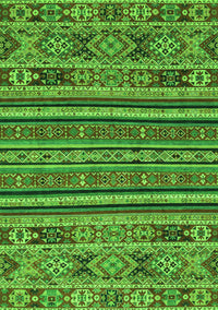 Abstract Green Modern Rug, abs3081grn