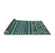 Sideview of Abstract Light Blue Modern Rug, abs3081lblu