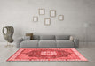 Modern Red Washable Rugs