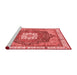 Modern Red Washable Rugs