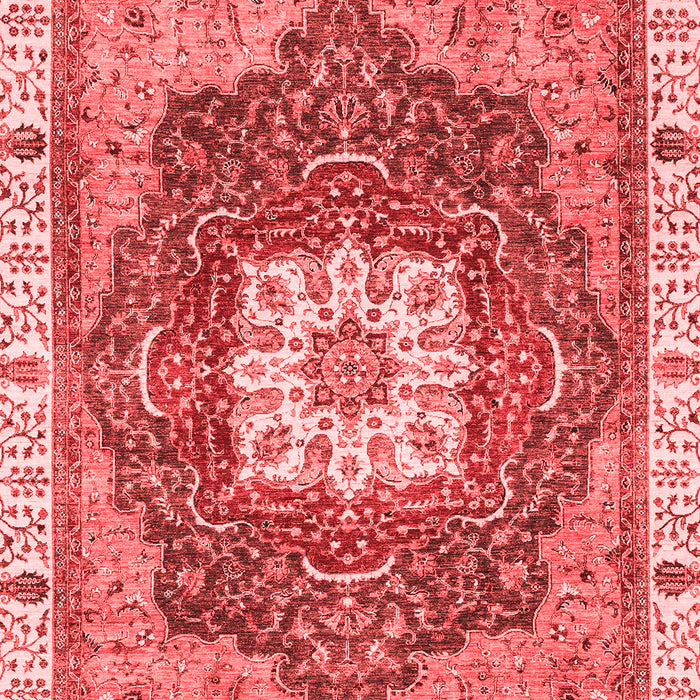 Machine Washable Abstract Red Modern Rug, wshabs3082red