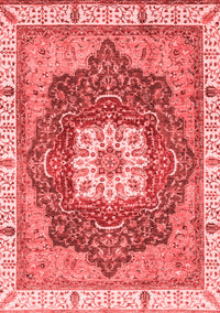 Abstract Red Modern Rug, abs3082red