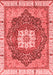 Abstract Red Modern Area Rugs