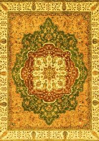 Abstract Yellow Modern Rug, abs3082yw