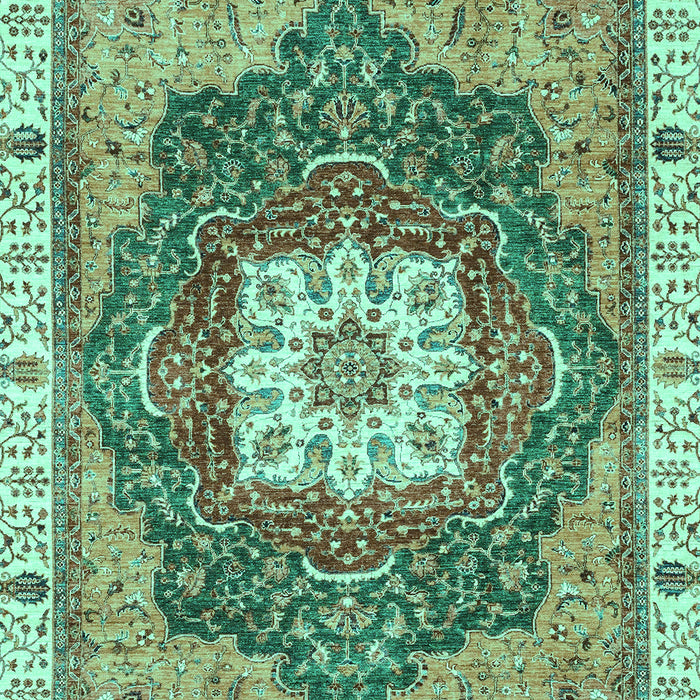 Abstract Turquoise Modern Rug, abs3082turq