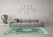 Machine Washable Abstract Light Blue Modern Rug in a Living Room, wshabs3082lblu