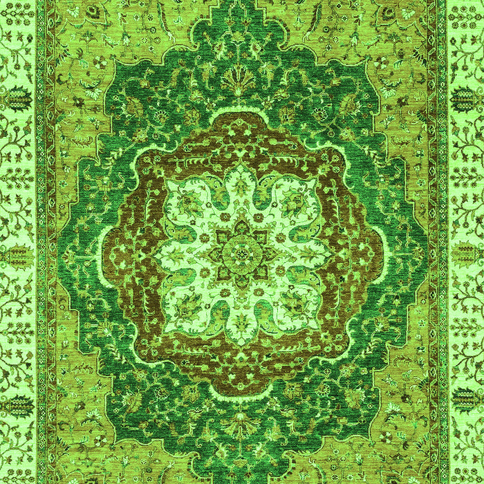 Machine Washable Abstract Green Modern Area Rugs, wshabs3082grn