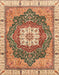 Abstract Sandy Brown Modern Rug, abs3082