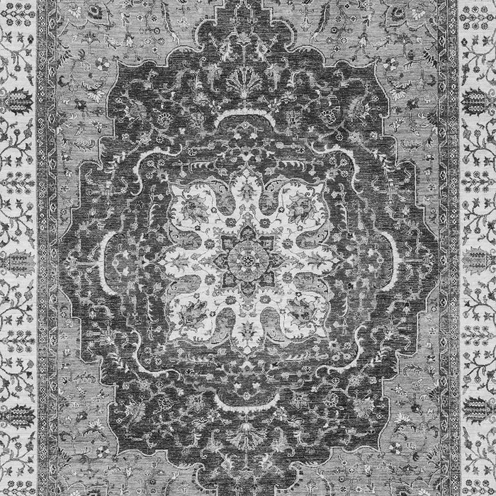Machine Washable Abstract Gray Modern Rug, wshabs3082gry