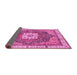 Sideview of Abstract Pink Modern Rug, abs3082pnk