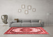 Modern Red Washable Rugs