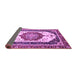 Sideview of Abstract Purple Modern Rug, abs3083pur