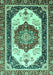 Abstract Turquoise Modern Rug, abs3083turq