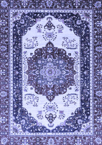 Abstract Blue Modern Rug, abs3083blu