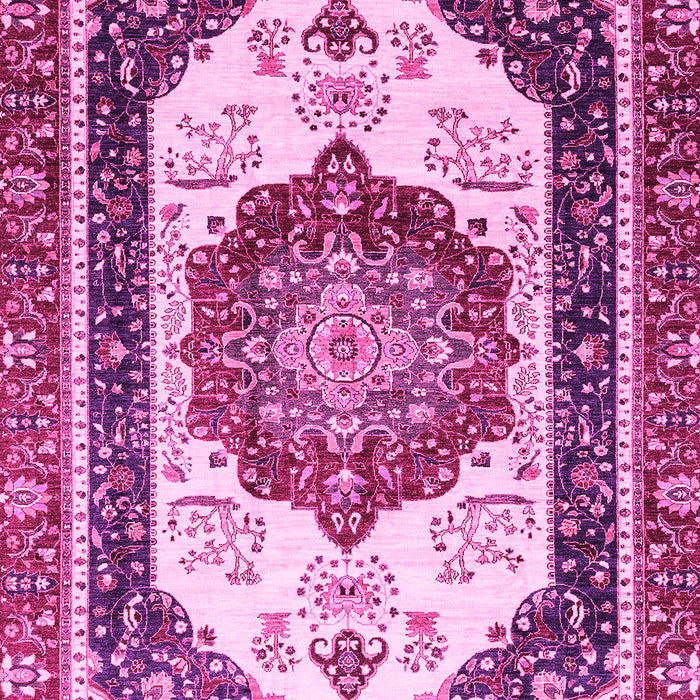 Machine Washable Abstract Pink Modern Rug, wshabs3083pnk