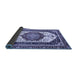 Sideview of Abstract Blue Modern Rug, abs3083blu