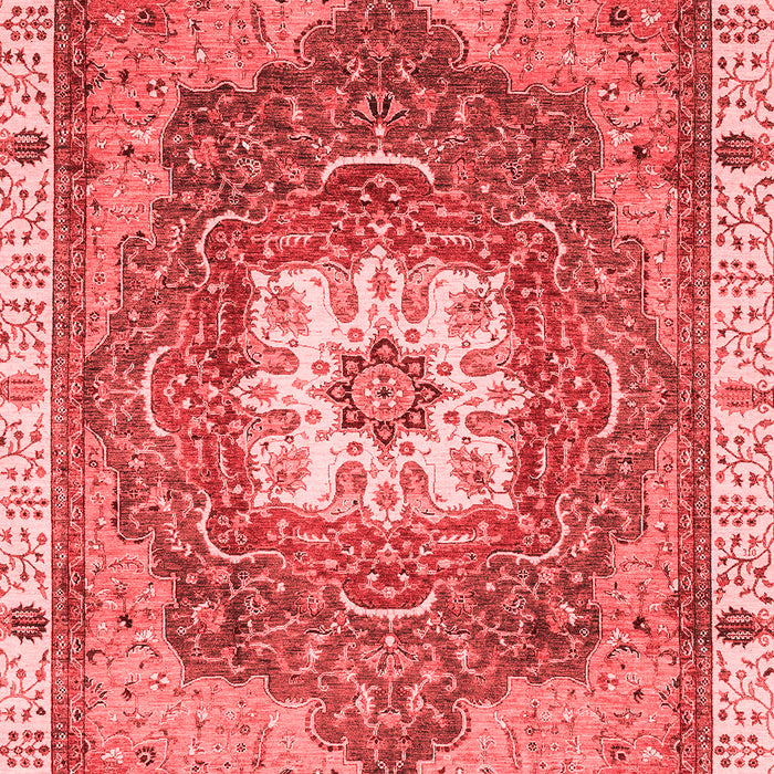 Abstract Red Modern Area Rugs