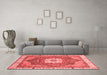 Modern Red Washable Rugs