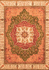 Abstract Orange Modern Rug, abs3084org