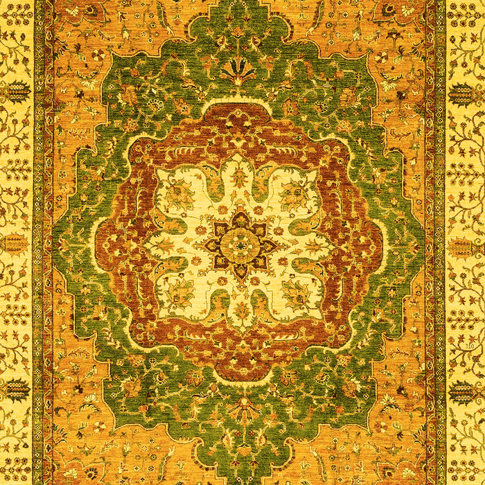 Abstract Yellow Modern Rug, abs3084yw
