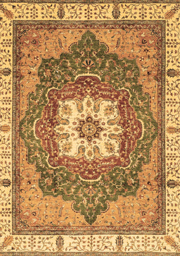Abstract Brown Modern Rug, abs3084brn