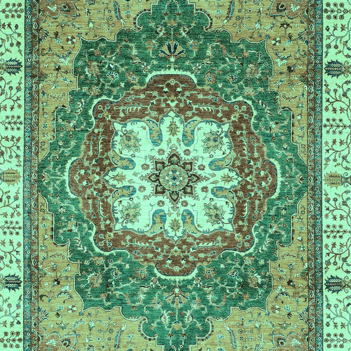 Abstract Turquoise Modern Rug, abs3084turq