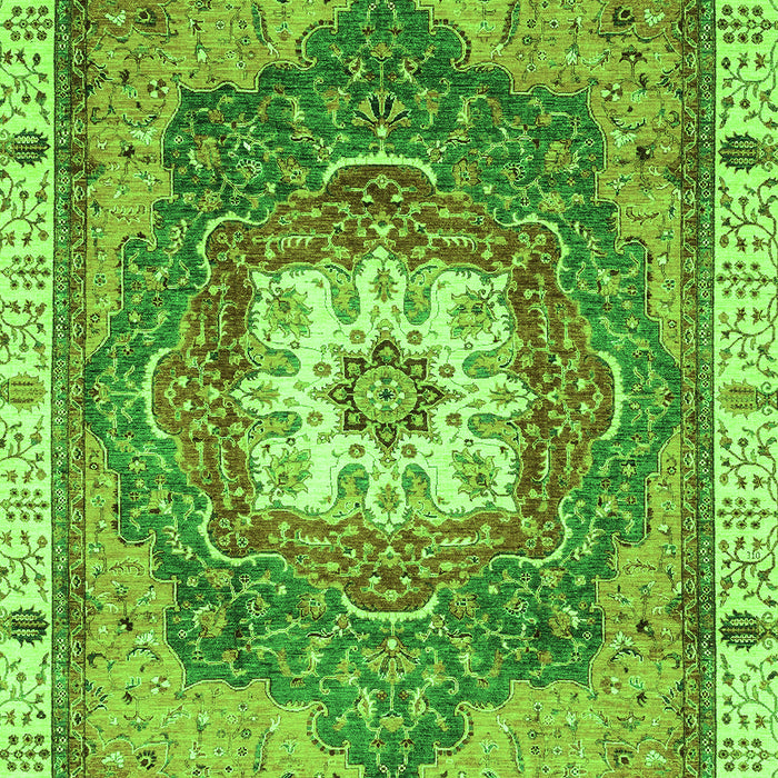 Abstract Green Modern Rug, abs3084grn