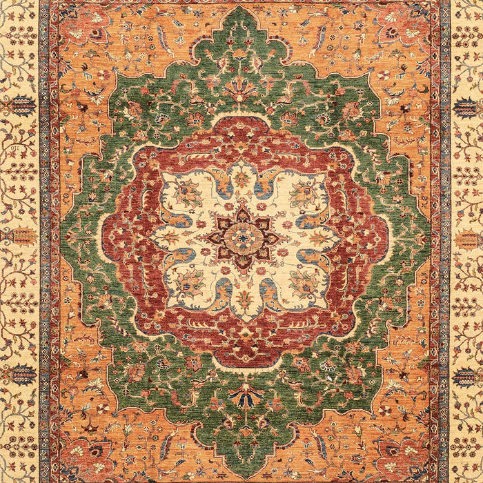 Machine Washable Abstract Red Rug, wshabs3084