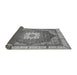 Sideview of Abstract Gray Modern Rug, abs3084gry