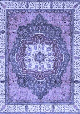Abstract Blue Modern Rug, abs3084blu