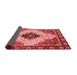 Abstract Red Modern Area Rugs