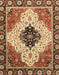 Abstract Red Brown Modern Rug, abs3085