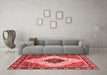 Modern Red Washable Rugs