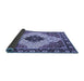 Sideview of Abstract Blue Modern Rug, abs3085blu