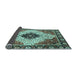 Sideview of Abstract Light Blue Modern Rug, abs3085lblu