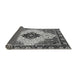 Sideview of Abstract Gray Modern Rug, abs3085gry