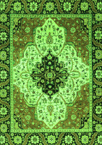 Abstract Green Modern Rug, abs3085grn