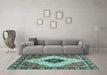 Machine Washable Abstract Light Blue Modern Rug in a Living Room, wshabs3085lblu