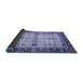 Sideview of Abstract Blue Modern Rug, abs3086blu