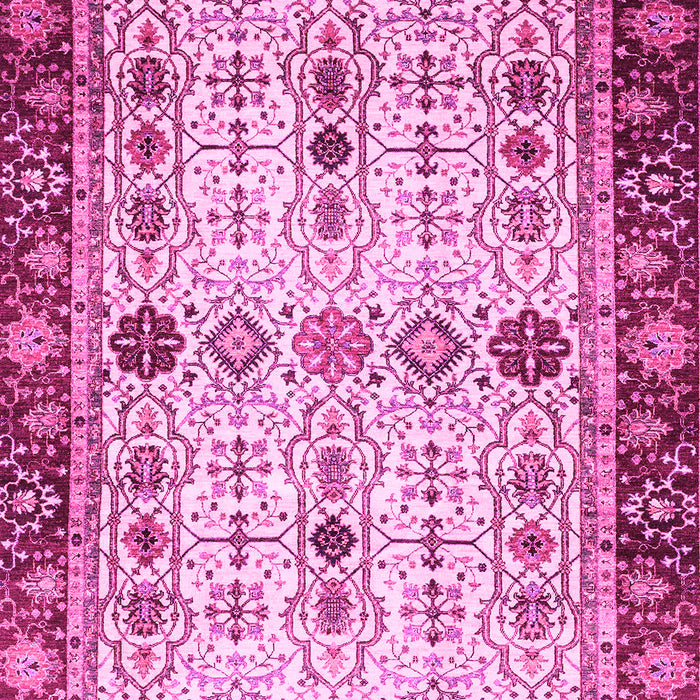Machine Washable Abstract Pink Modern Rug, wshabs3086pnk
