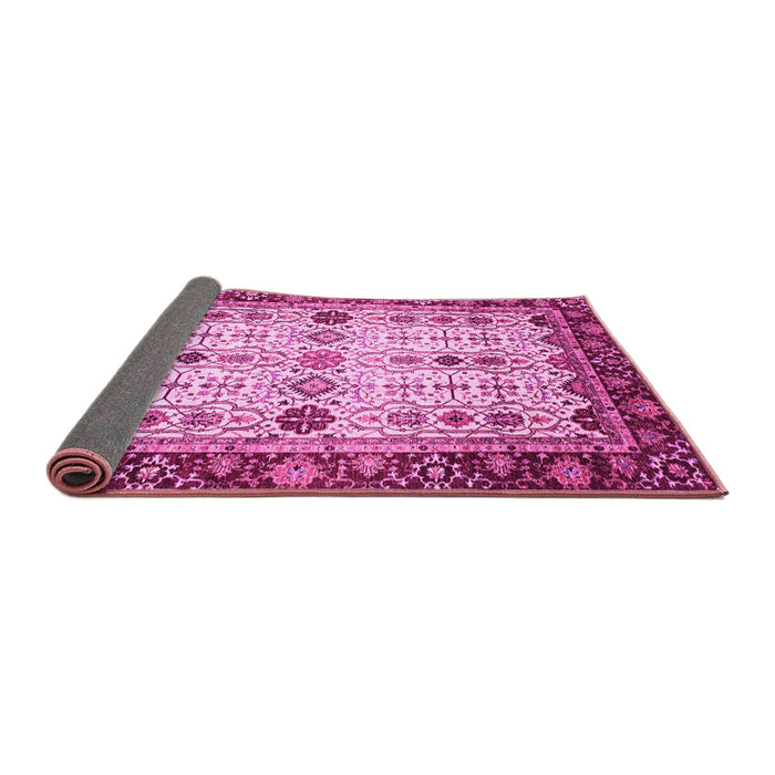 Sideview of Abstract Pink Modern Rug, abs3086pnk