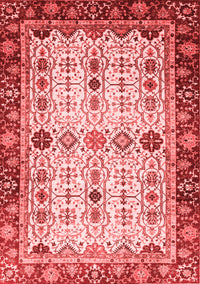 Abstract Red Modern Rug, abs3086red